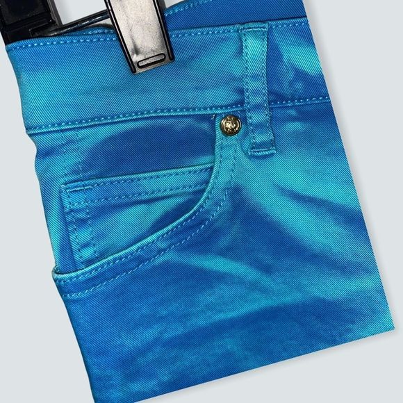 Juicy Couture size 25 two tone blue tie dye type design jeans - Picture 9 of 9